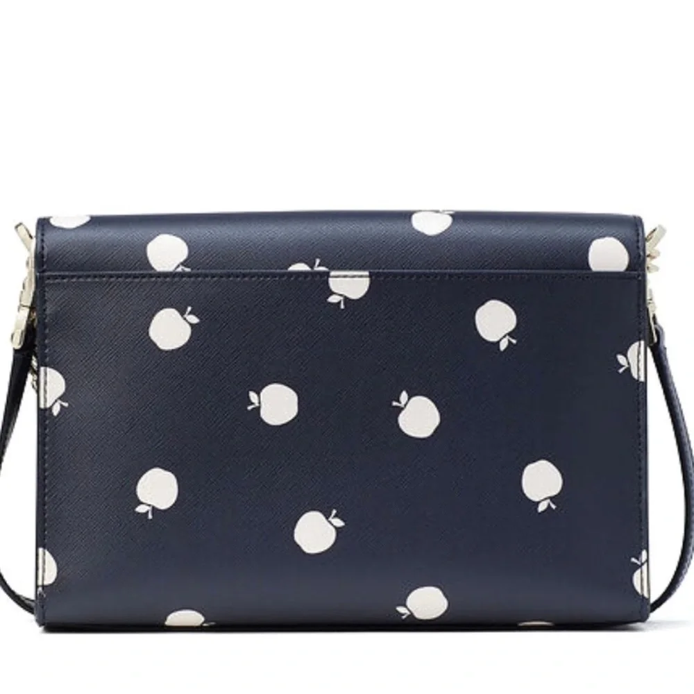 NWT Kate Spade Carson Orchard Toss Saffiano Crossbody Shoulder Bag Blue …